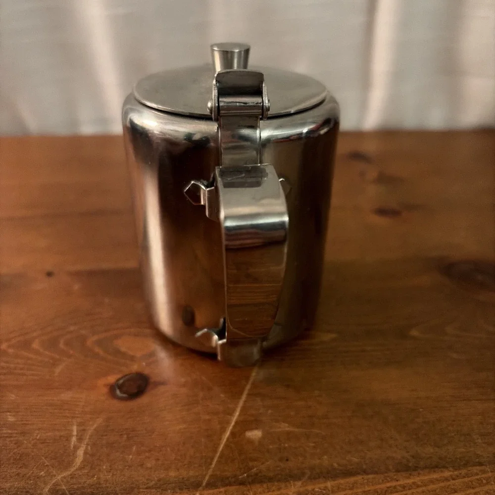 Vintage Gemco Stainless Steel Creamer Made In Japan G5001 Holds 8OZ GUC‎